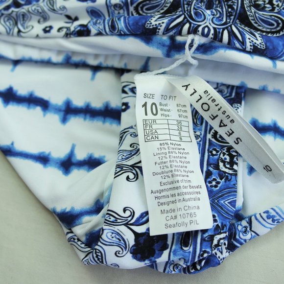 Seafolly Mandala Hipster Bikini Bottom 4 6 8 12 - Picture 11 of 16